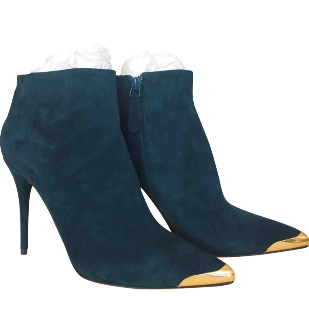 Alexander McQueen Suede Ankle Boots